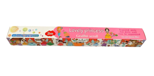Princess Graffiti Scroll